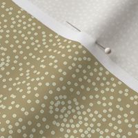 Pewter Pin Dot Patterns on Taupe