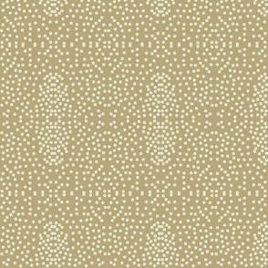 Pewter Pin Dot Patterns on Taupe