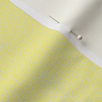 Pewter Pin Dot Patterns on Buttery Yellow