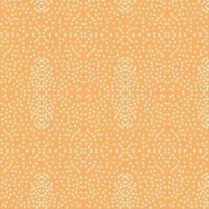 Pewter Pin Dot Patterns on Persimmon