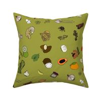 Masala scatter - moss green