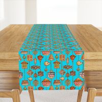 polynesian  tiki_lamp_fabric_turquois__blue_