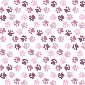 Cat Paw Prints Pink