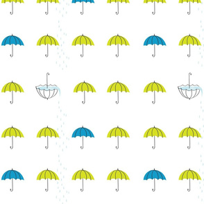 lime umbrellas