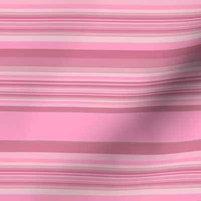 Warm Pink Horizontal Stripe