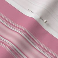 Warm Pink  Stripe