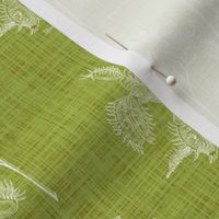 Flytrap linen - green