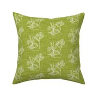 Flytrap linen - green