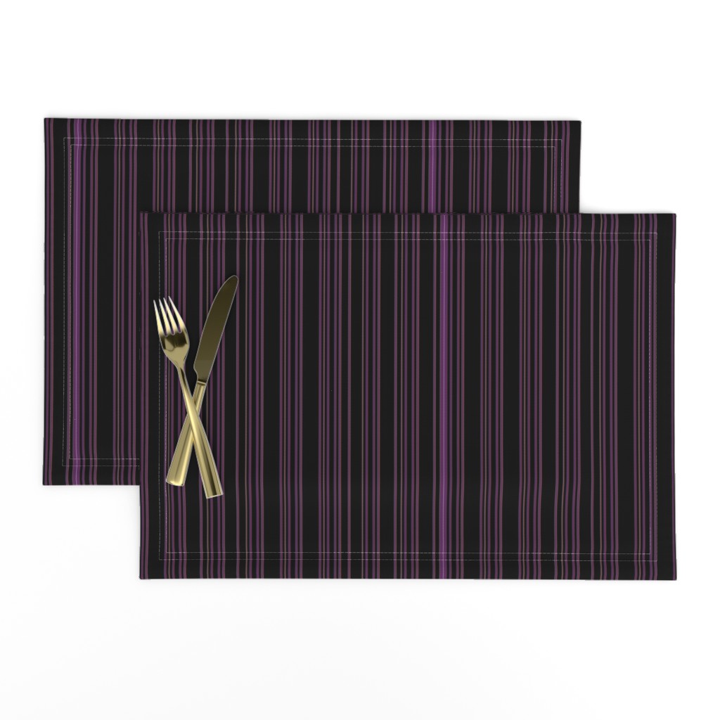 Steampunk Barcode Stripe in dark purple