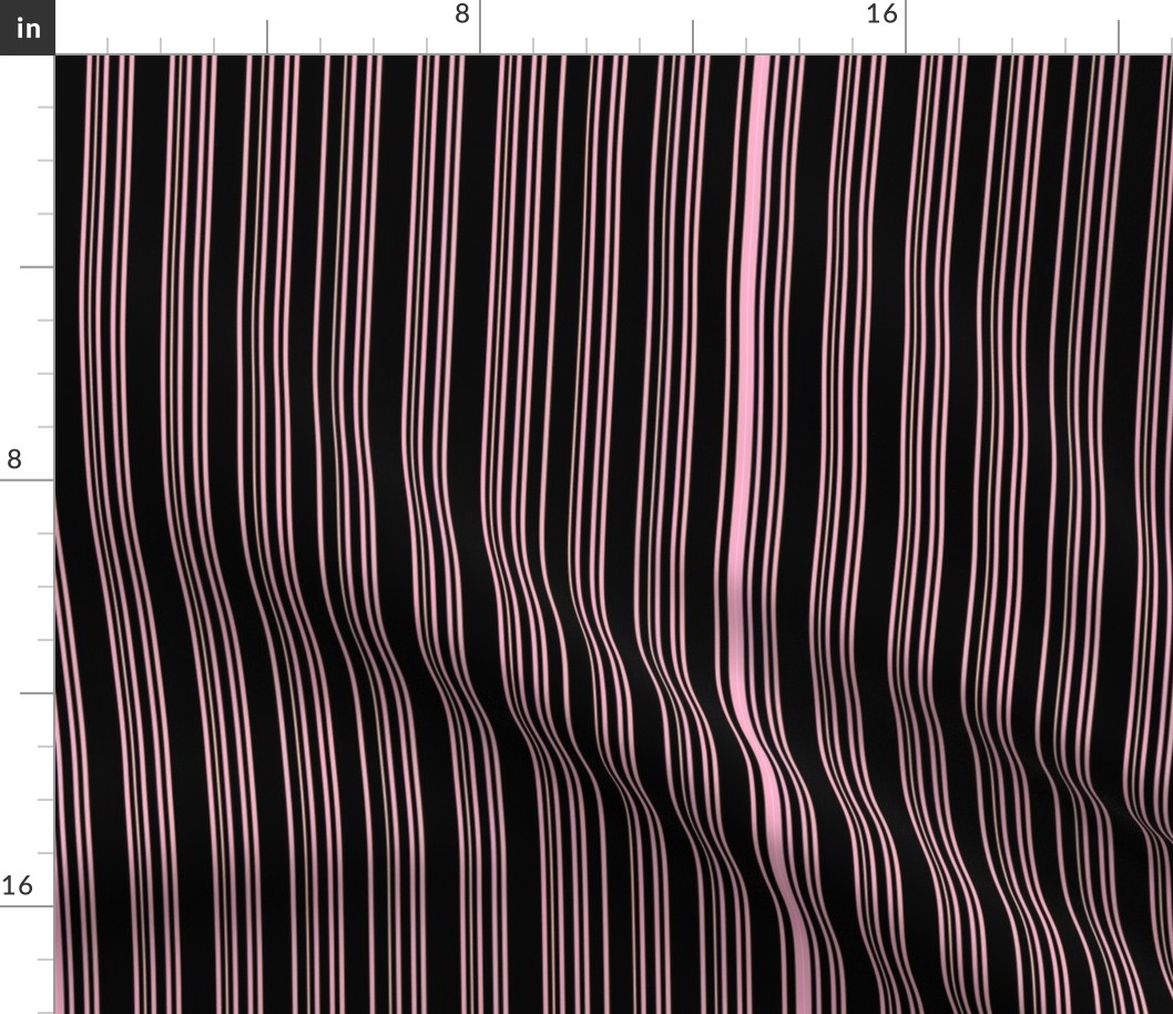 Steampunk Barcode Stripe in pink