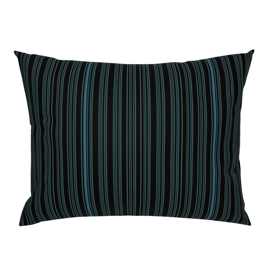 Steampunk Barcode Stripe in turquoise
