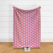 Pink Abstract Dots Geometric