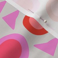 Pink Abstract Dots Geometric
