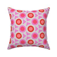 Pink Abstract Dots Geometric