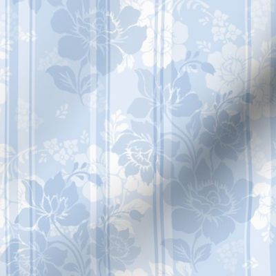 Signe Floral Stripe Damask