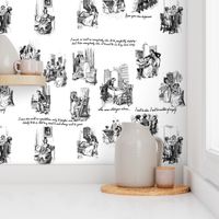 Sense and Sensibility Toile Black