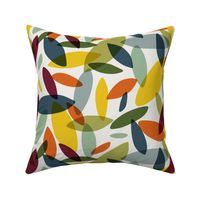 Colorful Abstract Leaves - Large Scale