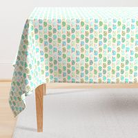 Hedgehog polkadot - small blue