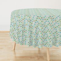 Hedgehog polkadot - small blue