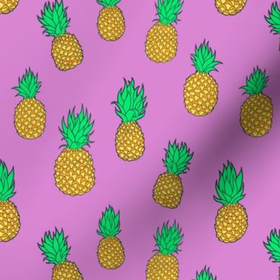 Pineapples on Pink