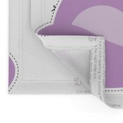 Sew your own baby fox - 2 fronts in purple