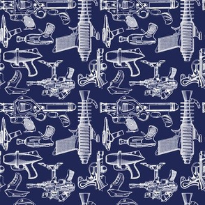 Ray Gun Revival (Navy Blue) (4x4)