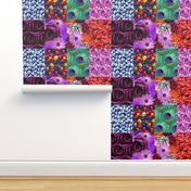 Print Block flowers and berries fat quarter