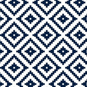 Aztec (small scale) // navy