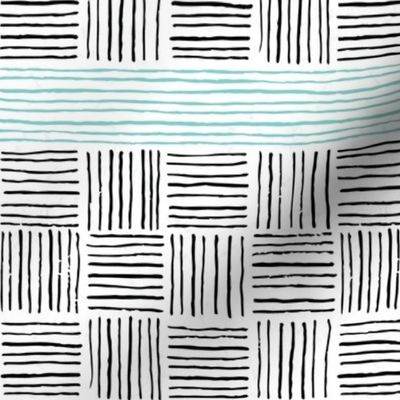 Retro Grace Stripes w/ Teal