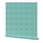 Teal Geometric