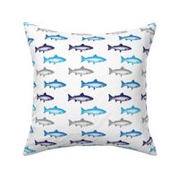 Multi Fish in Blue