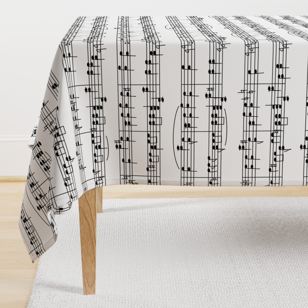 Large Scale Sheet Music