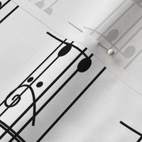 Large Scale Sheet Music