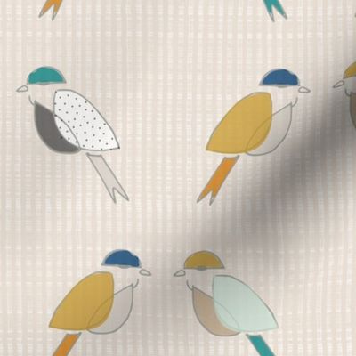 Mid Century Modern Birds