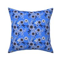 Cornflower lace floral