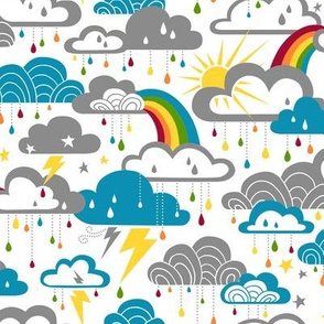 Rainbow Raindrops