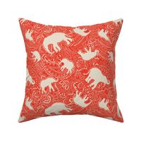 Paisley-Power-ivory-orange-red-elephant-print-fabric-design