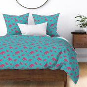 Paisley-Power-turquoise-red-elephant-print-fabric-design