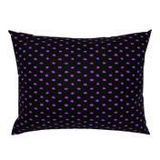 Black and Purple Painty Polka Dot