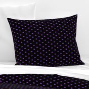 Black and Purple Painty Polka Dot