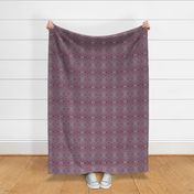 Dancing Dots and Spots of Grey on Dark Plum