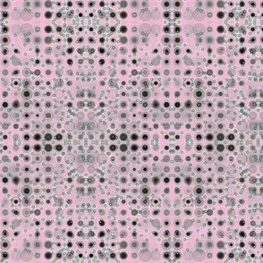Dancing Dots and Spots of Grey on Rondeletia Pink