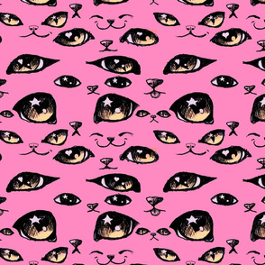 Kitty Eyes Pink