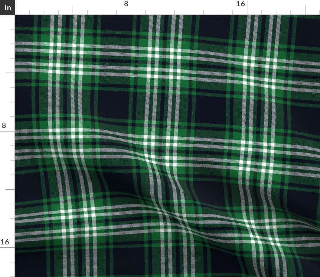 Tweedside green tartan, 6"