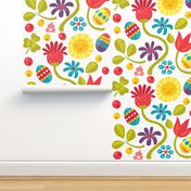 Floral Easter pattern