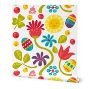 Floral Easter pattern