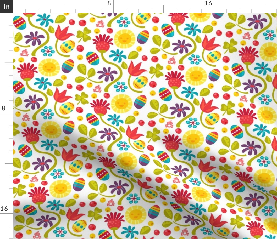 Floral Easter pattern