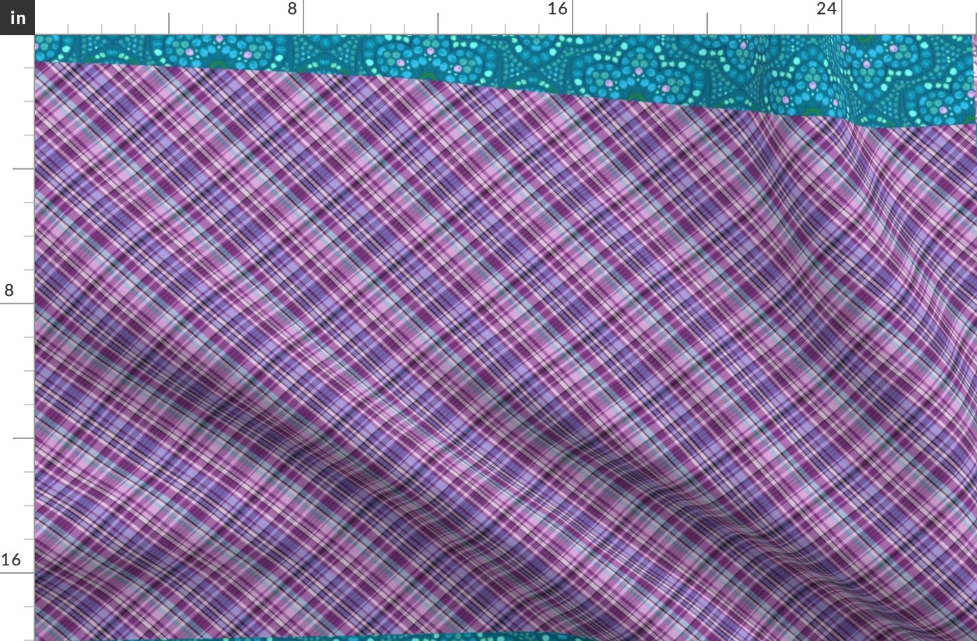 Custom 4 in 1 sized for 56 inch wide fabric