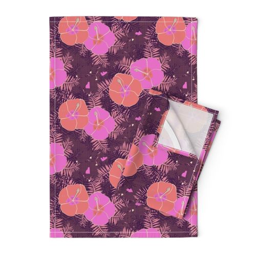 Hawaiian Limited Color Hibiscus Print