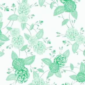 Roses Chinoserie Pale Green